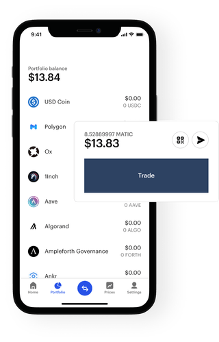 Reapmere trading platform onboarding and account setup screen
